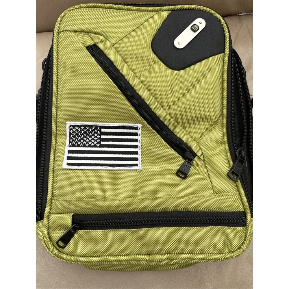 Ful Lime Green  Messenger Bags American‎ Flag CrossBody